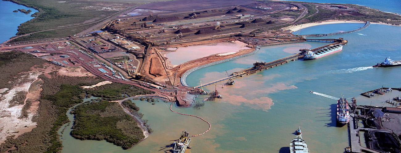 Aerial view of Nelson Point