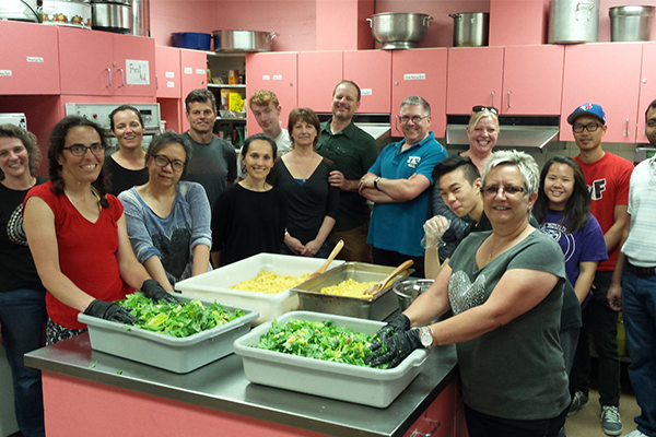 Burnaby office volunteers