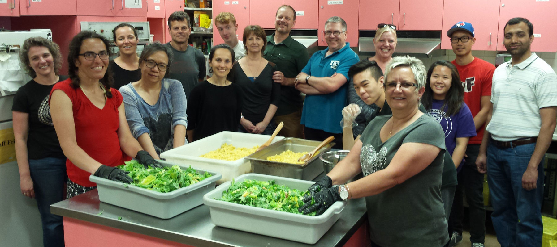 Burnaby office volunteers